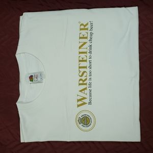 Warsteiner German Beer Vintage Promo Swag T-shirt Adult XL